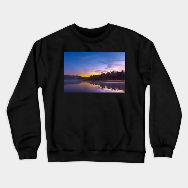 Pendleton Dawn Fantasy Lake Crewneck Sweatshirt by somadjinn